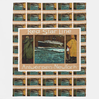 Manta Polar Red Star Line ~ Antwerpen-Nueva York
