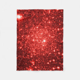 Manta Polar Red Stars Fleece Blanket