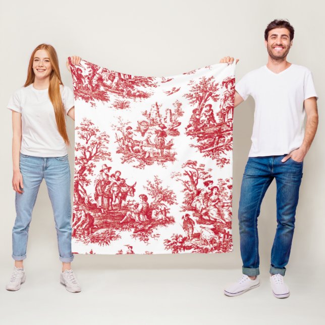 Manta Polar Red Toile (In situ)