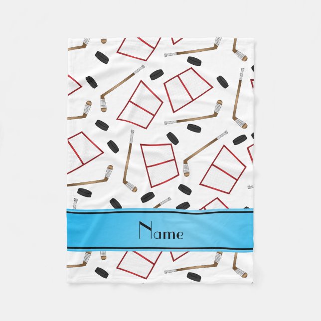 Manta Polar Redes blancas conocidas de encargo de los duendes (Anverso)