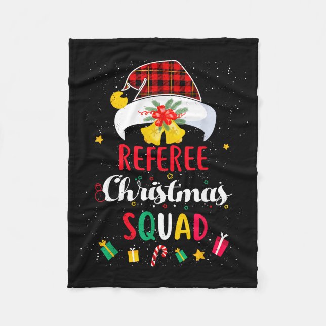 Manta Polar Referee Christmas Squad Santa Hat Umre Match  (Anverso)