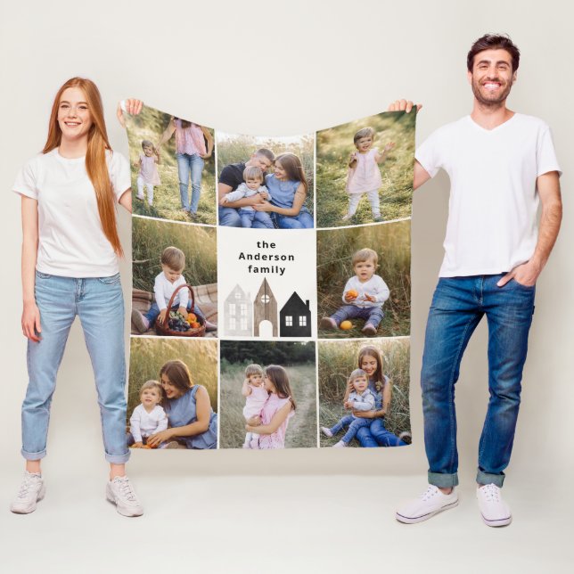 Manta Polar regalo 8 casas de escaneo fotográfico elegantes (In situ)