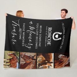 Manta Polar Regalo conmemorativo de caballo - Equino
