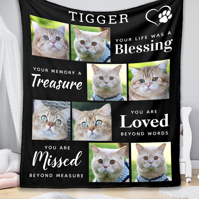 Manta Polar Regalo conmemorativo del gato - Mascota personaliz (Subido por el creador)