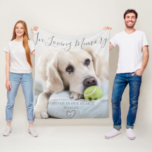 Manta Polar Regalo conmemorativo del perro Mascota Pérdida K