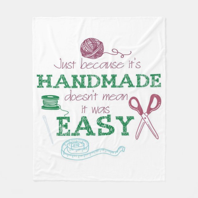 Manta Polar Regalo Crochet Lover hecho a mano | Idea de regalo (Anverso)