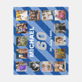 Manta Polar Regalo de 60 años para hombres 60 años