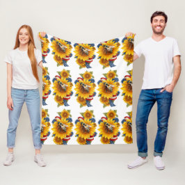 Manta Polar Regalo de Abeja Melífera