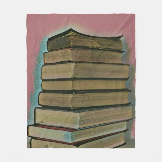 Manta Polar Regalo de amante de libros (Anverso)