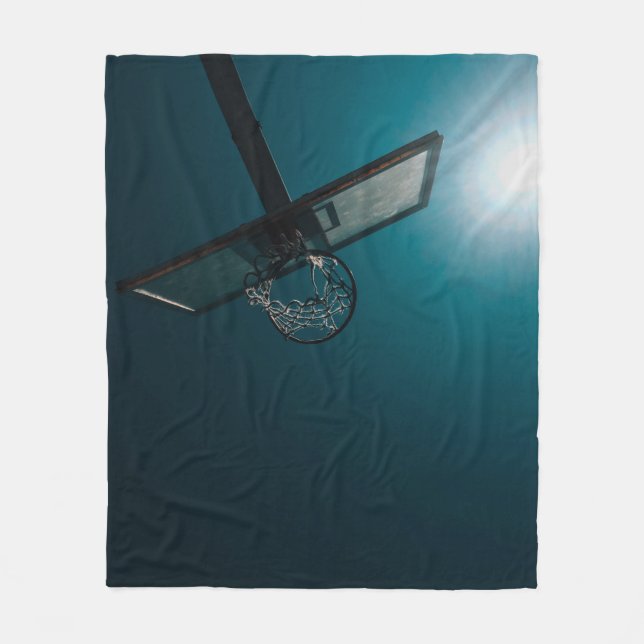 Manta Polar Regalo de baloncesto (Anverso)