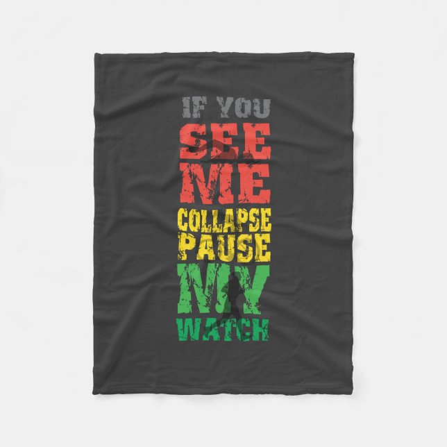 Manta Polar Regalo de ciclismo en marcha (Anverso)