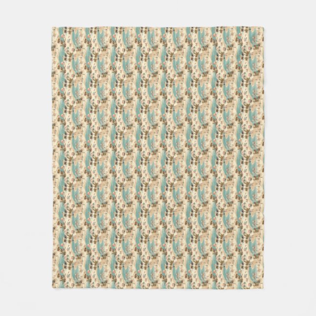 Manta Polar Regalo de cumpleaños | El Sol Tropical Calienta El (Anverso)