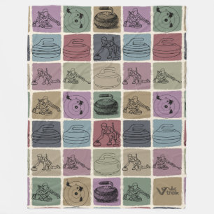 Manta Polar Regalo de curling retro Lover Blanket Vintage Curl