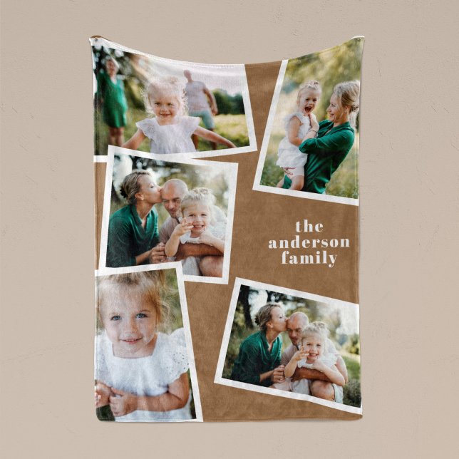 Manta Polar Regalo de decoración de hogar moderno multifotogra (Subido por el creador)