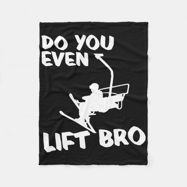 Manta Polar Regalo de deportes de invierno para esquiar - esqu (Anverso)