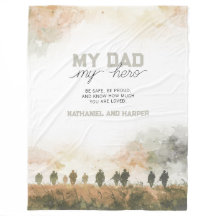 Regalo de despliegue de mi papá mi héroe para papá