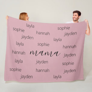 Manta Polar Regalo de Día de la Madre personalizado para mamá
