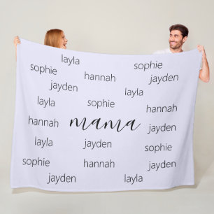 Manta Polar Regalo de Día de la Madre personalizado para mamá
