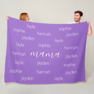 Manta Polar Regalo de Día de la Madre personalizado para mamá