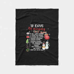 Manta Polar Regalo De Enfermeras 12 Días De Enfermería