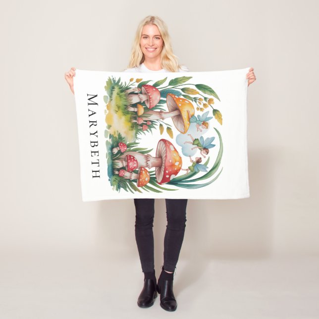 Manta Polar Regalo de fiesta de cumpleaños de Fairy First Chic (In situ)