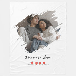 Manta Polar Regalo de Foto Personalizado para San Valentín Env