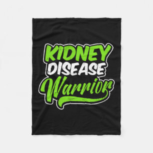 Manta Polar Regalo de Guerrero de Diseño de Enfermedades Renal