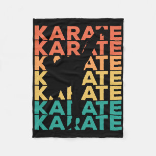 Manta Polar Regalo De Karate Vintage Retro Para Karateka