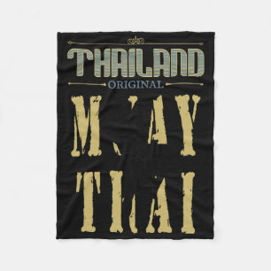 Manta Polar Regalo de kickboxing de Muay Thai original de Tail