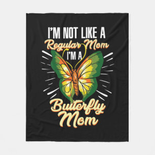 Manta Polar Regalo de mamá mariposa, regalo de cumpleaños de m