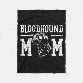 Manta Polar Regalo de mamá para dueña de Bloodhound