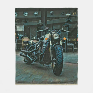 Manta Polar regalo de motocicletas retro