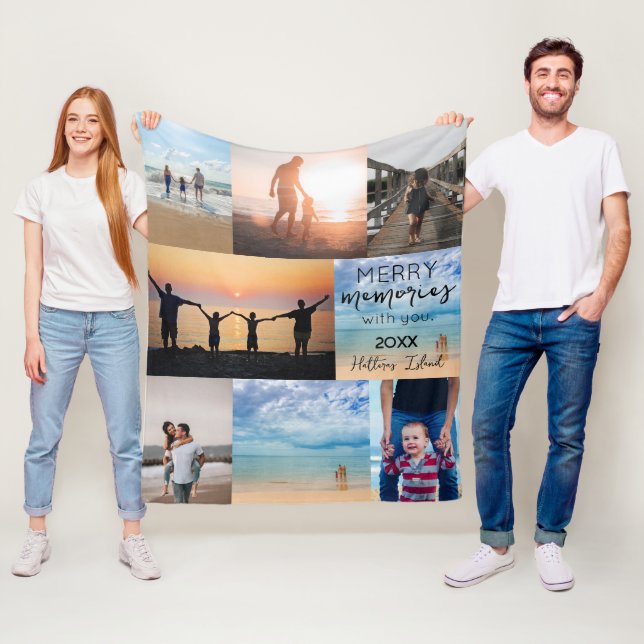 Manta Polar Regalo de Navidades de Recuerdos de vacaciones (In situ)