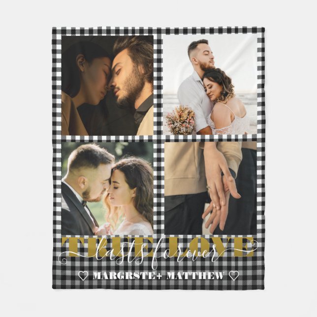 Manta Polar Regalo De Novia personalizado Para Cumpleaños (Anverso)