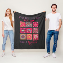 Manta Polar Regalo de patchwork para quilters