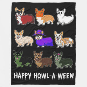 Manta Polar Regalo de perro   Halloween divertido de perros Co