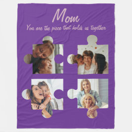 Manta Polar Regalo de Personalizado del Día de la Madre para m
