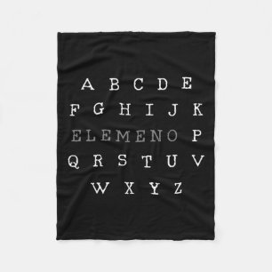 Manta Polar Regalo de profesores de inglés de Elemeno