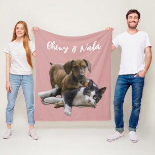 Manta Polar Regalo de retrato de Mascota personalizado - Foto 