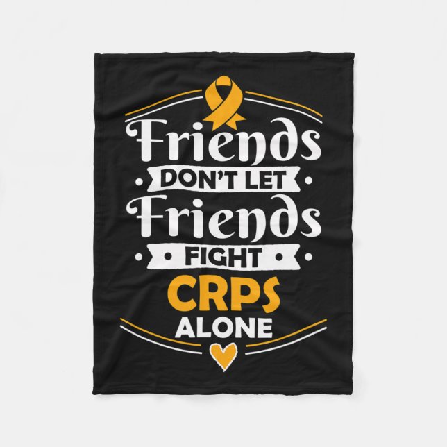 Manta Polar Regalo de síndrome de dolor regional complejo - Al (Anverso)