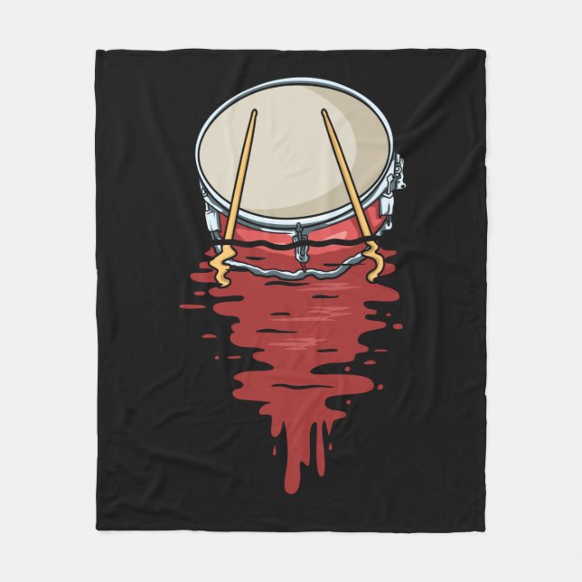 Manta Polar Regalo de tambor Hombres Regalos de tambor Percusi (Anverso)