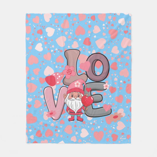Manta Polar Regalo del día de San Valentín Big Love (Anverso)