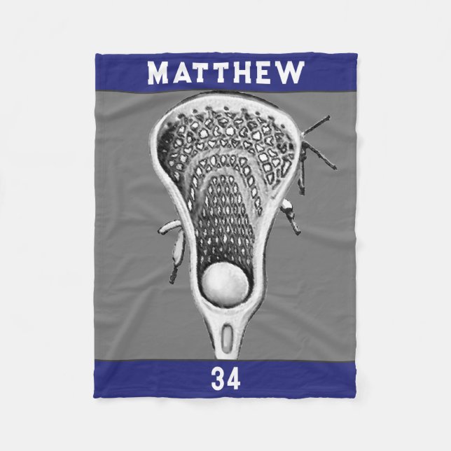 Manta Polar Regalo genial de lacrosse (Anverso)