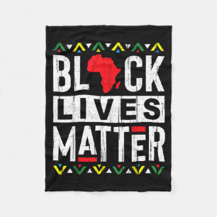 Manta Polar Regalo histórico del mes de las vidas negras afric