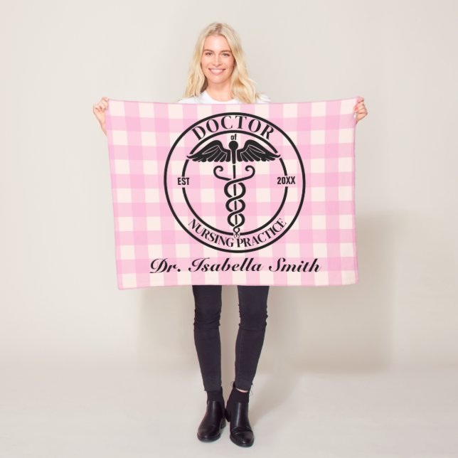 Manta Polar Regalo Médico Personalizado Para Graduación Y Grad (In situ)