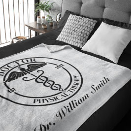 Manta Polar Regalo Médico Personalizado Para Graduación Y Grad