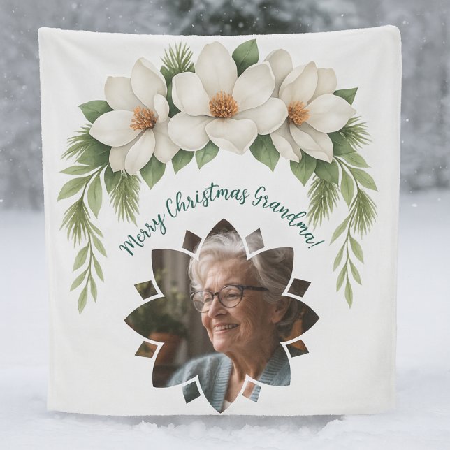 Manta Polar Regalo navideño de festividad de la abuela de navi (Subido por el creador)