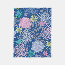 Manta Polar Regalo navideño Floral 60 cumpleaños