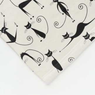 Manta Polar Regalo para amantes de gatos con estilo acogedor