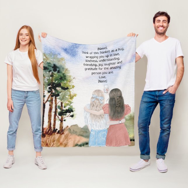 Manta Polar Regalo para el paisaje acuático de hermanas o amig (In situ)